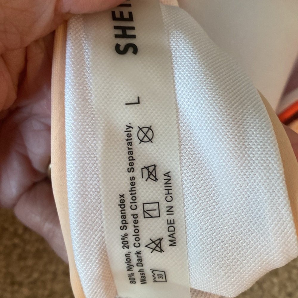 Shein size large bikini orange and light peach - Picture 5 of 5